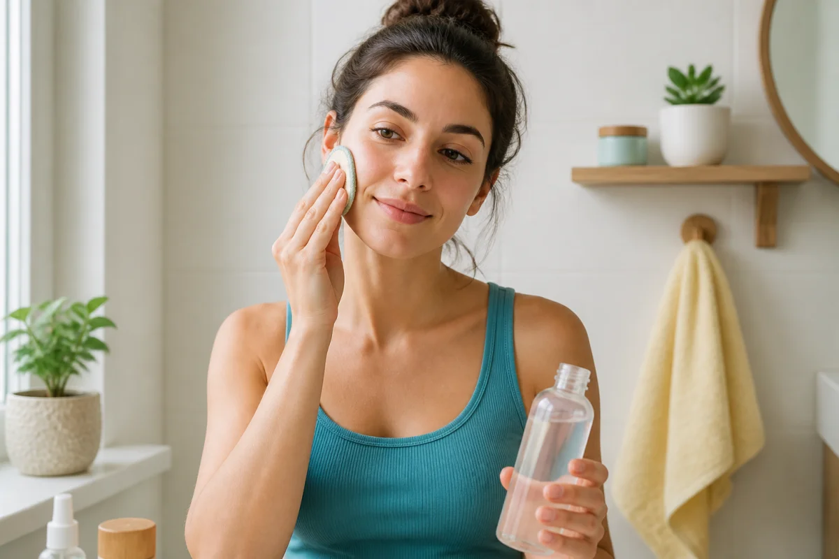 Réduire les pores du visage avec une routine simple