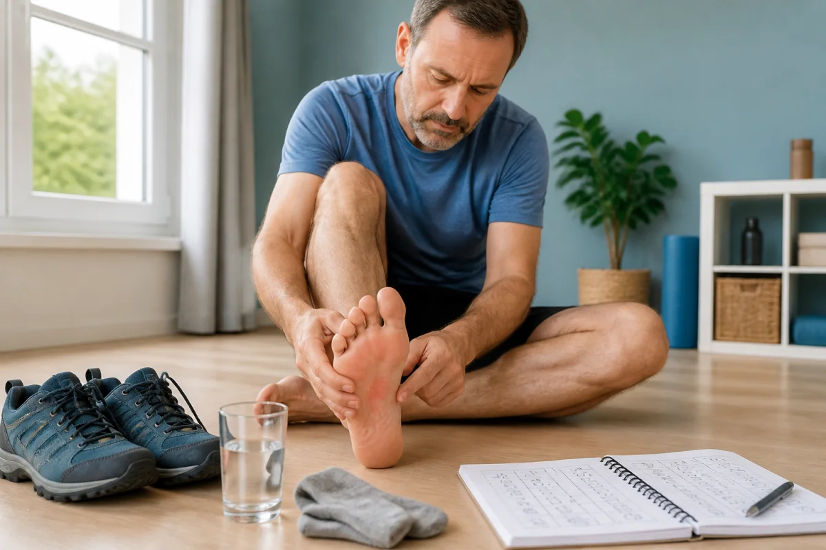 Que faire en cas de douleur au pied après une marche